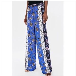 🎉HP🎉 ZARA Patchwork Printed Pants